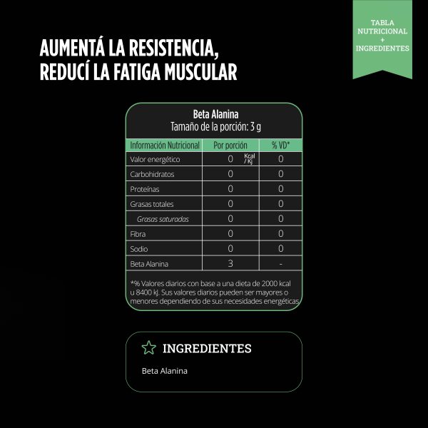 Pure Beta Alanine - Imagen 7