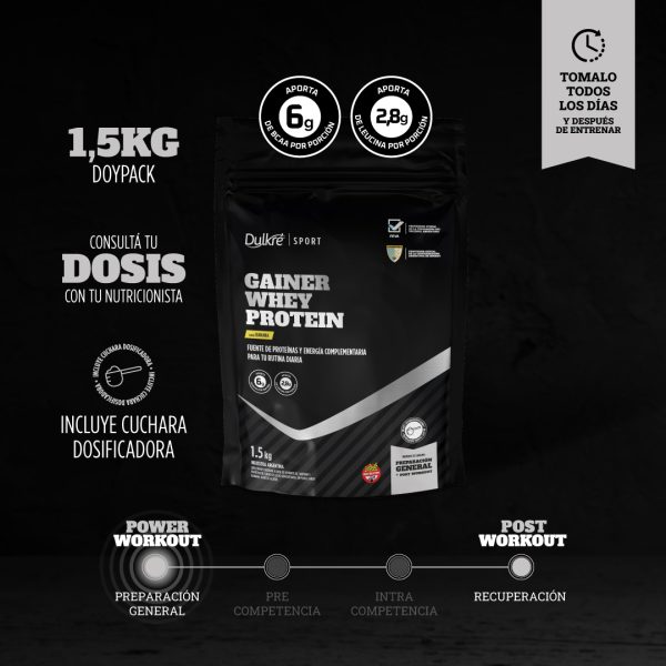 Gainer Whey Protein Banana - Imagen 3