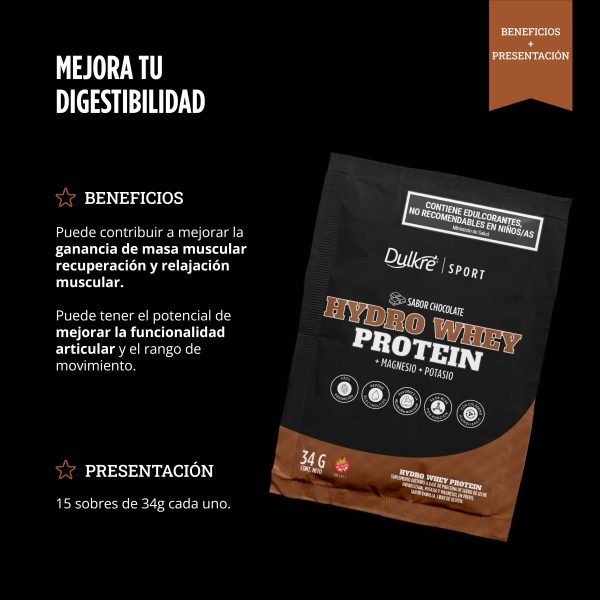 Hydro Whey Protein (Chocolate) - Imagen 4